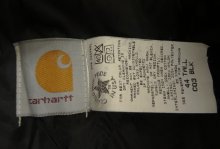 他の写真2: 80'S CARHARTT 裏地キルティング ダックジャケット ブラック USA製 (VINTAGE)