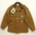 画像1: 80'S CARHARTT 裏地無し ダックジャケット ブラウン USA製 (DEADSTOCK) (1)