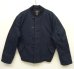 画像1: RRL 裏地ウール デッキジャケット NAVY (USED) (1)