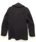 画像5: 40'S アメリカ軍 US NAVY ステンシル入り 10ボタン Pコート BLACK (VINTAGE) (5)