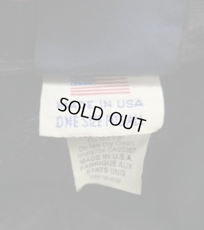 画像7: 90'S LAND'S END フリース ベースボールキャップ ブラック USA製 (VINTAGE)