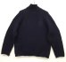 画像2: 90'S J.CREW 旧タグ ウール ロールネックセーター NAVY (VINTAGE) (2)