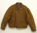 画像1: 90'S J.CREW 旧タグ 裏地キルティング レザードリズラージャケット BROWN (VINTAGE) (1)