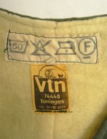 他の写真2: VTN INDUSTRIES フレンチワーク 裏地ウール ベスト OLIVE (VINTAGE)