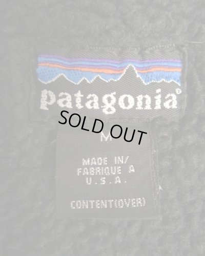 画像2: 90'S PATAGONIA シンチラシャーリングコート ブラック USA製 (VINTAGE)