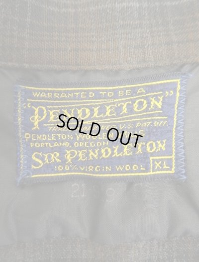 画像2: 60'S PENDLETON "SIR PENDLETON" 片ポケ ウール オープンカラーシャツ オンブレチェック (VINTAGE)