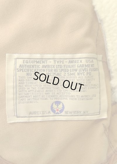 画像5: 90'S AVIREX B-3 リアルムートン フライトジャケット USA製 (VINTAGE)