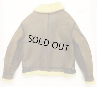 画像6: 90'S AVIREX B-3 リアルムートン フライトジャケット USA製 (VINTAGE)