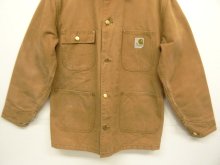 他の写真3: 70'S CARHARTT プリントタグ 裏地ブランケット ダックジャケット ブラウン USA製 (VINTAGE)