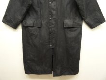 他の写真3: 90'S BARBOUR 3クレスト 旧タグ "BURGHLEY" オイルドコート NAVY イングランド製 (VINTAGE)