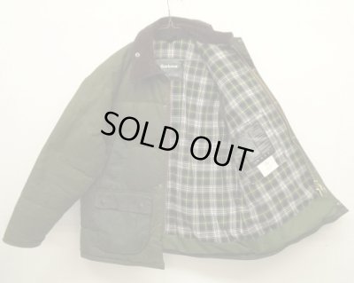 画像3: 00'S BARBOUR 3クレスト "DOWN FILLED BEDALE" オイルド ダウンジャケット SAGE イングランド製 (VINTAGE)