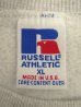 画像2: 90'S RUSSELL ATHLETIC 前Vガゼット付き プリント入り クルーネック スウェットシャツ USA製 (VINTAGE) (2)