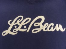 他の写真2: 80'S LL Bean 前Vガゼット付き クルーネック スウェットシャツ ネイビー USA製 (VINTAGE)