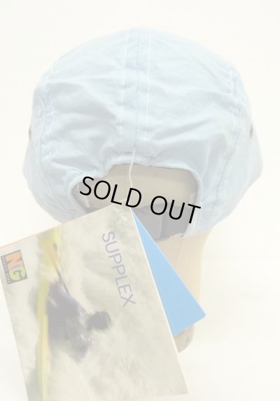 画像4: 90'S NORDIC GEAR "SUPPLEX NYLON" ロングビル キャップ サックスブルー USA製 (DEADSTOCK)