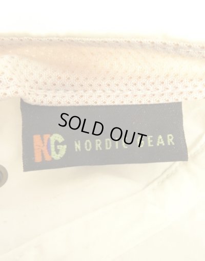 画像6: 90'S NORDIC GEAR "SUPPLEX NYLON" ロングビル キャップ ホワイト/ベージュ USA製 (DEADSTOCK)