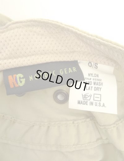 画像6: 90'S NORDIC GEAR "SUPPLEX NYLON" ロングビル キャップ ベージュ USA製 (DEADSTOCK)