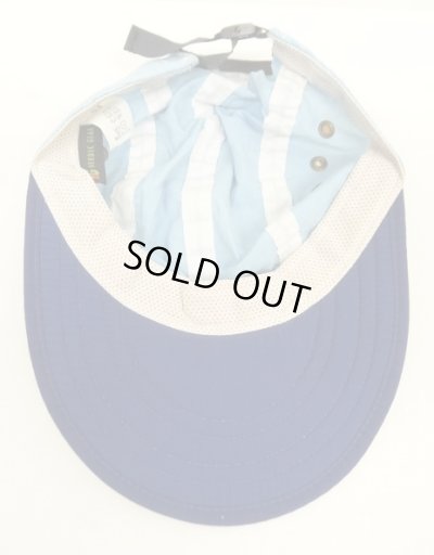 画像5: 90'S NORDIC GEAR "SUPPLEX NYLON" ロングビル キャップ サックスブルー USA製 (DEADSTOCK)