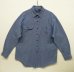 画像1: 90'S RALPH LAUREN "DUNGAREE WORKSHIRT" 猫目ボタン シャンブレー ワークシャツ (VINTAGE) (1)