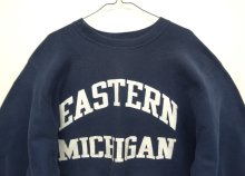 他の写真1: 90'S CHAMPION "EASTERN MICHIGAN" 刺繍タグ リバースウィーブ ネイビー USA製 (VINTAGE)