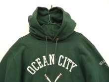 他の写真1: 90'S CHAMPION "OCEAN CITY" 刺繍タグ リバースウィーブ パーカー グリーン USA製 (VINTAGE)