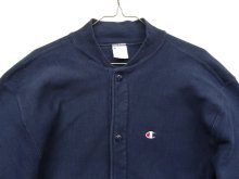 他の写真1: 90'S CHAMPION 刺繍タグ リバースウィーブ スナップボタン カーディガン ネイビー USA製 (VINTAGE)