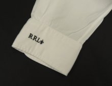 他の写真2: 90'S RRL 初期 三ツ星タグ 袖ロゴ刺繍 コットン レギュラーカラーシャツ ホワイト (VINTAGE)