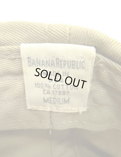 画像7: 90'S BANANA REPUBLIC 4パネルキャップ ベージュ USA製 (VINTAGE)