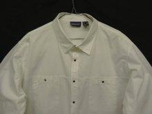 他の写真1: 80'S PATAGONIA 旧タグ ドットスナップボタン ポプリンシャツ ホワイト (VINTAGE)