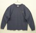 画像3: 90'S PATAGONIA バックプリント BENEFICIAL T'S 長袖Tシャツ ネイビー MEXICO製 (VINTAGE) (3)