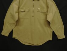 他の写真3: 90'S RALPH LAUREN "ENLARGED ROCKWELL" チンスト付き ハーフジップ ワークシャツ (VINTAGE)