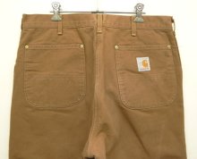 他の写真3: 80'S CARHARTT 100周年タグ 裏地付き ダックパンツ ブラウン USA製 (VINTAGE)