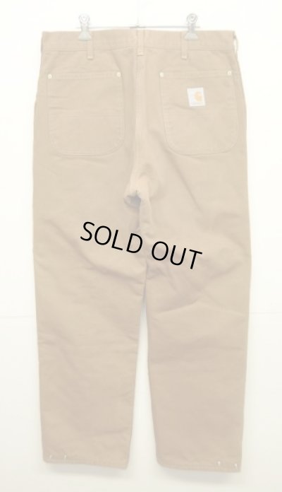 画像5: 80'S CARHARTT 100周年タグ 裏地付き ダックパンツ ブラウン USA製 (VINTAGE)