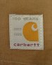 画像6: 80'S CARHARTT 100周年タグ 裏地付き ダックパンツ ブラウン USA製 (VINTAGE)