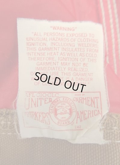 画像3: 80'S CARHARTT 100周年タグ 裏地付き ダックパンツ ブラウン USA製 (VINTAGE)