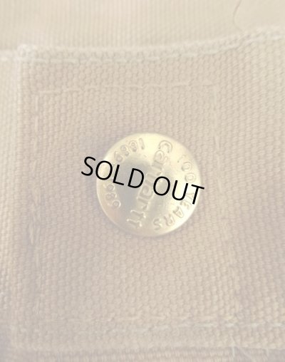 画像4: 80'S CARHARTT 100周年タグ 裏地付き ダックパンツ ブラウン USA製 (VINTAGE)