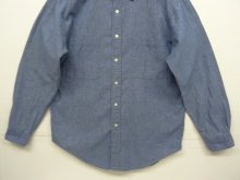 他の写真2: 90'S J.CREW 旧タグ シャンブレー ワークシャツ ブルー USA製 (VINTAGE)