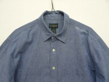 他の写真1: 90'S J.CREW 旧タグ シャンブレー ワークシャツ ブルー USA製 (VINTAGE)