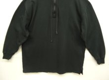 他の写真3: 90'S RALPH LAUREN 裾ロゴ刺繍 ハーフジップ スウェットパーカー ブラック USA製 (VINTAGE)