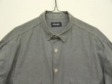 他の写真1: 80'S WRANGLER フラップ付きポケット シャンブレーシャツ グレー イタリア製 (VINTAGE)