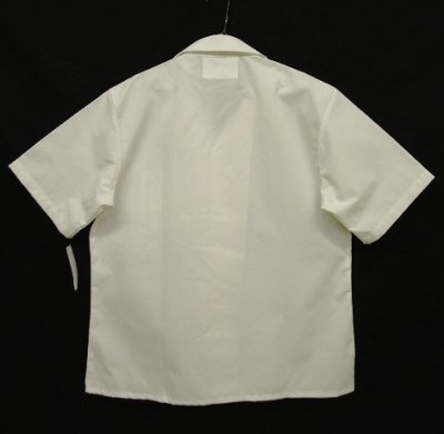 画像5: アメリカ軍 "GENERAL PURPOSE SMOCK" 半袖 オープンカラーシャツ ホワイト (DEADSTOCK)