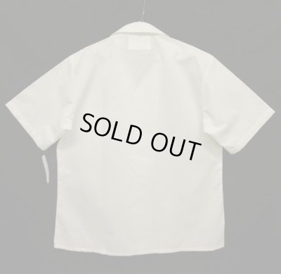 画像5: アメリカ軍 "GENERAL PURPOSE SMOCK" 半袖 オープンカラーシャツ ホワイト (DEADSTOCK)