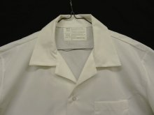 他の写真1: アメリカ軍 "GENERAL PURPOSE SMOCK" 半袖 オープンカラーシャツ ホワイト (DEADSTOCK)