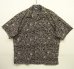 画像1: 90'S RALPH LAUREN "CLAYTON" コットン 半袖 オープンカラーシャツ ブラックベース ドラゴン柄 (VINTAGE) (1)