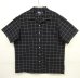 画像1: 90'S RALPH LAUREN "CLASSIC FIT" コットン 半袖 オープンカラーシャツ チェック柄 (VINTAGE) (1)