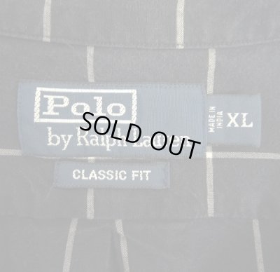 画像2: 90'S RALPH LAUREN "CLASSIC FIT" コットン 半袖 オープンカラーシャツ チェック柄 (VINTAGE)