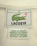 画像2: 80'S CHEMISE LACOSTE ポロシャツ ホワイト フランス製 (VINTAGE) (2)