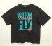 画像1: 90'S LEVIS 501 "BUTTON YOUR FLY" シングルステッチ Tシャツ ブラック USA製 (VINTAGE) (1)