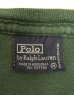 画像2: 90'S RALPH LAUREN シングルステッチ 耳付きポケット付き 半袖 Tシャツ ダークグリーン (VINTAGE) (2)