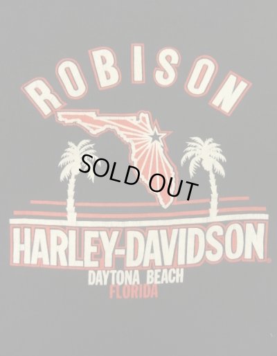 画像7: 80'S HARLEY DAVIDSON "SOUTHERN SPORTSWEAR INC" シングルステッチ 両面プリント 半袖 Tシャツ ブラック USA製 (VINTAGE)