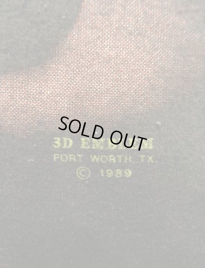 画像4: 80'S TRUCKERS ONLY "3D EMBLEM" シングルステッチ 両面プリント 半袖 Tシャツ ブラック USA製 (VINTAGE)